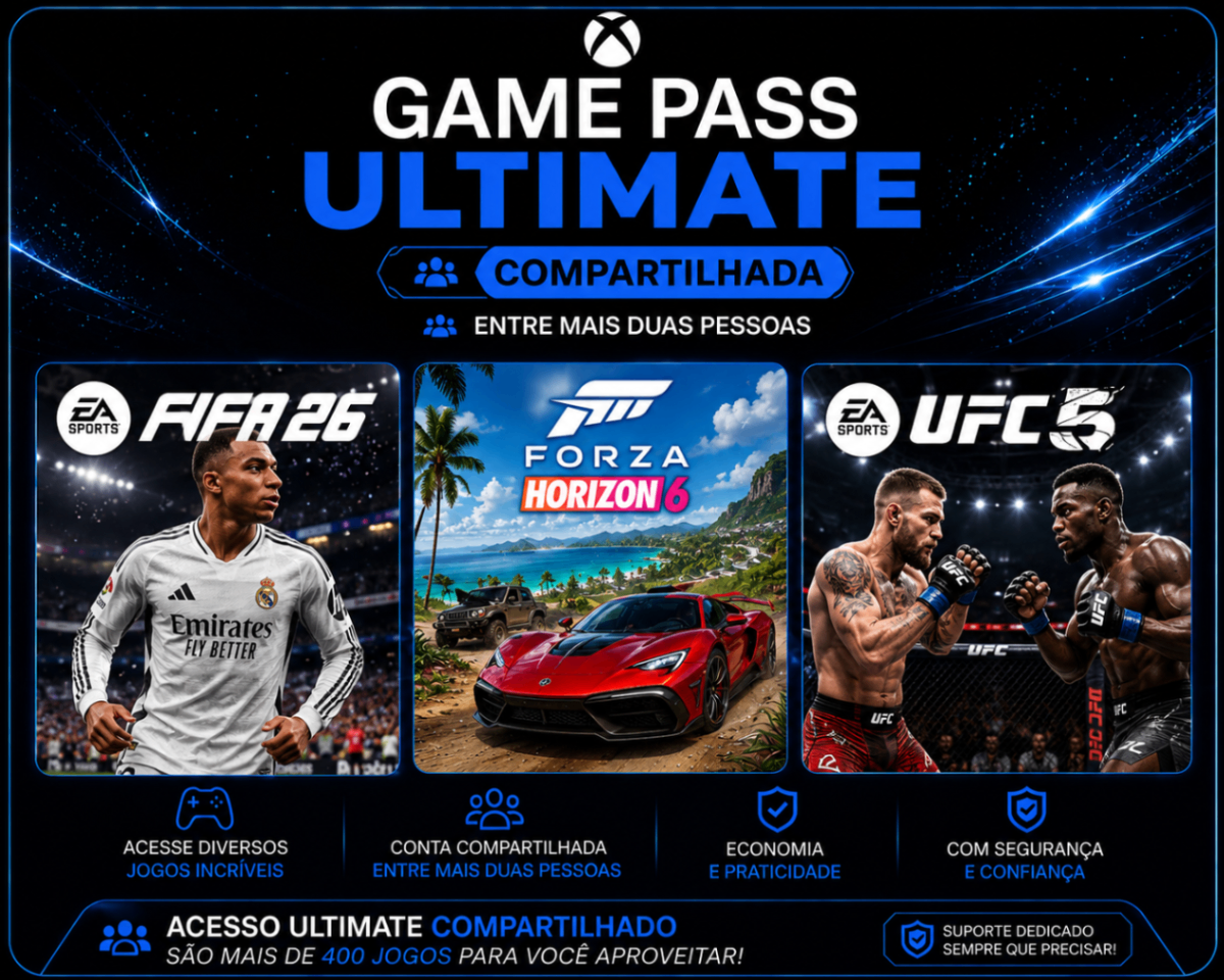 Game Pass Ultimate 30 dias 2 pessoas (Compartilhada)